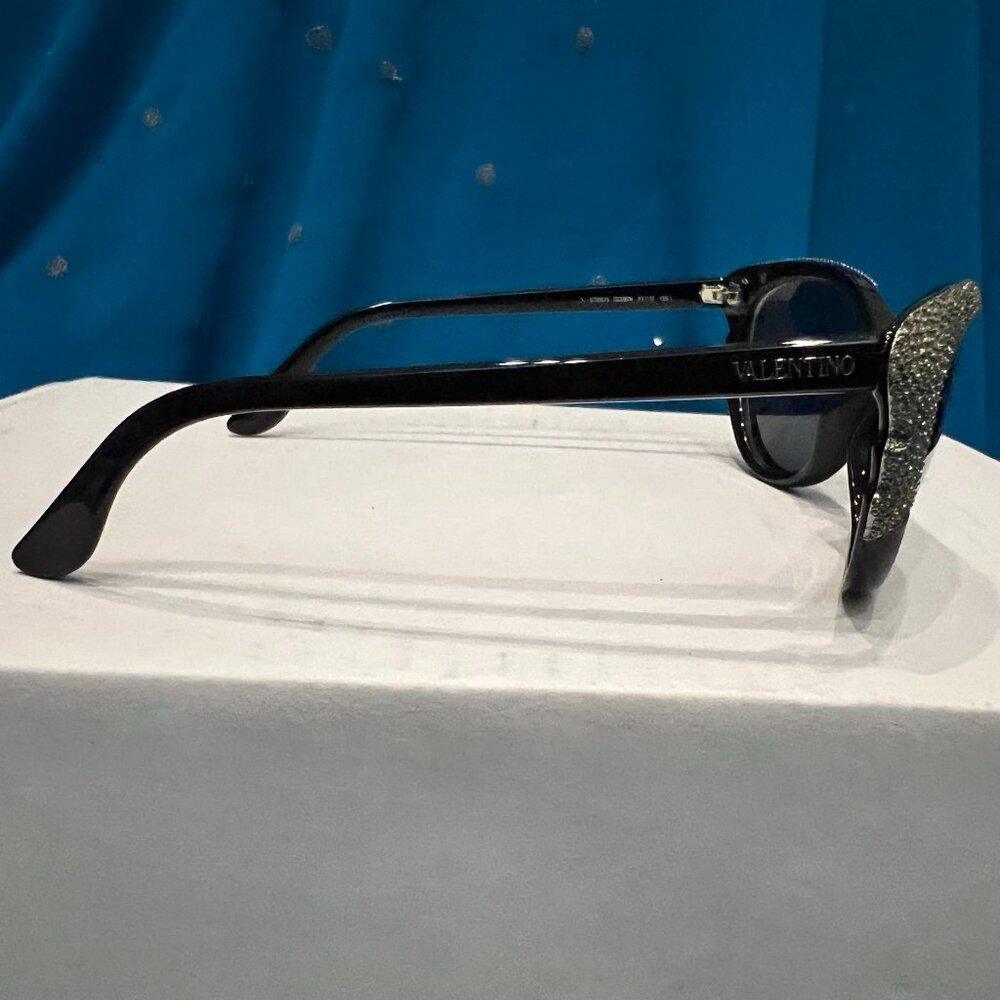 Valentino Sunglasses - Black with Crystals - Picture 2 of 14